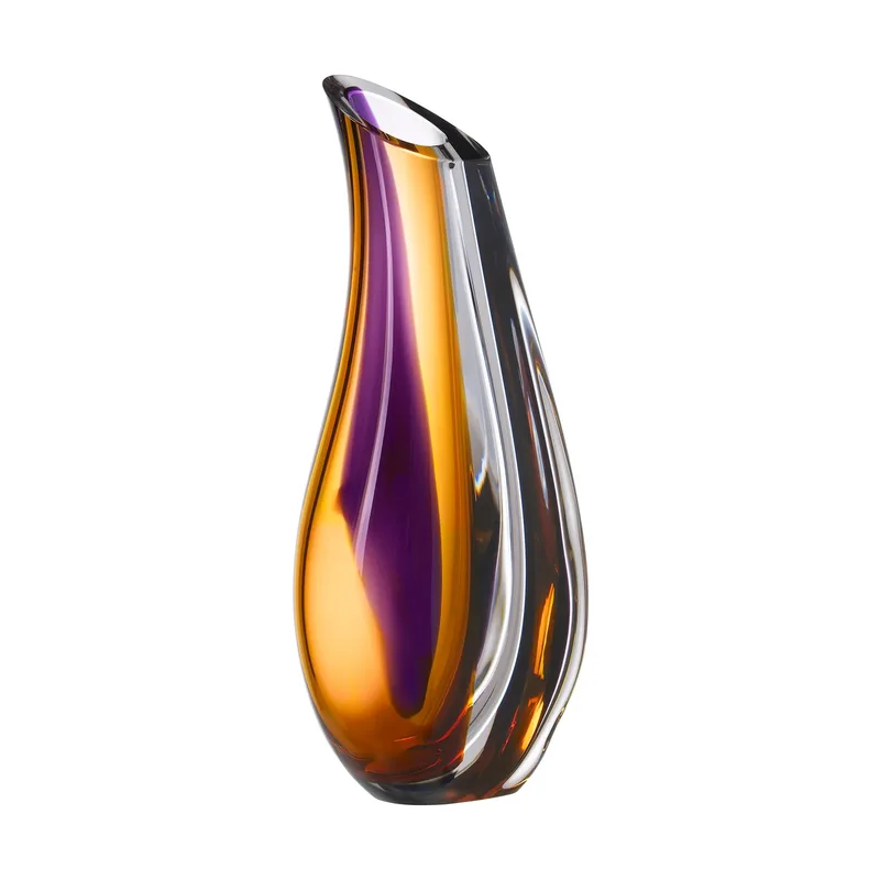Orchid Vase 370mm Lila-Bernstein by Kosta Boda – product photo