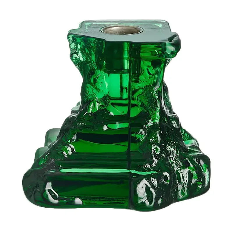 Rocky Baroque Kerzenhalter 95mm Smaragdgrün de Kosta Boda – photo du produit