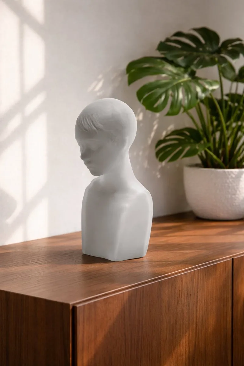 Sculptuur Isolde - Voor Binnen - Staand van Kosta Boda in Grijs – productfoto
