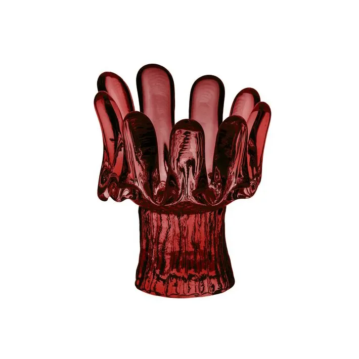 Solros Laterne 11,5 cm Rot van Kosta Boda – productfoto