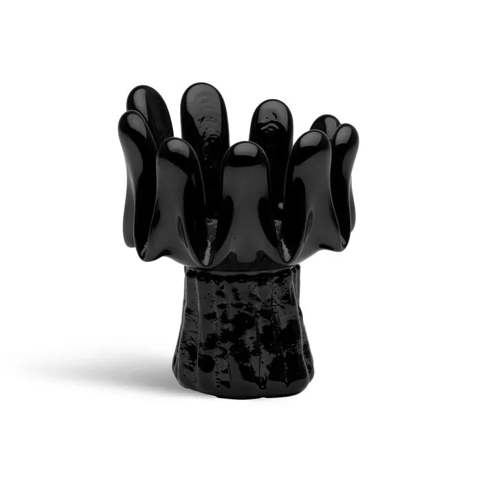 Solros Laterne 11,5 cm Schwarz by Kosta Boda – product photo
