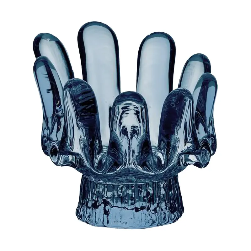 Solros Windlicht zylindrisches Glas 9,2 cm Blau by Kosta Boda – product photo