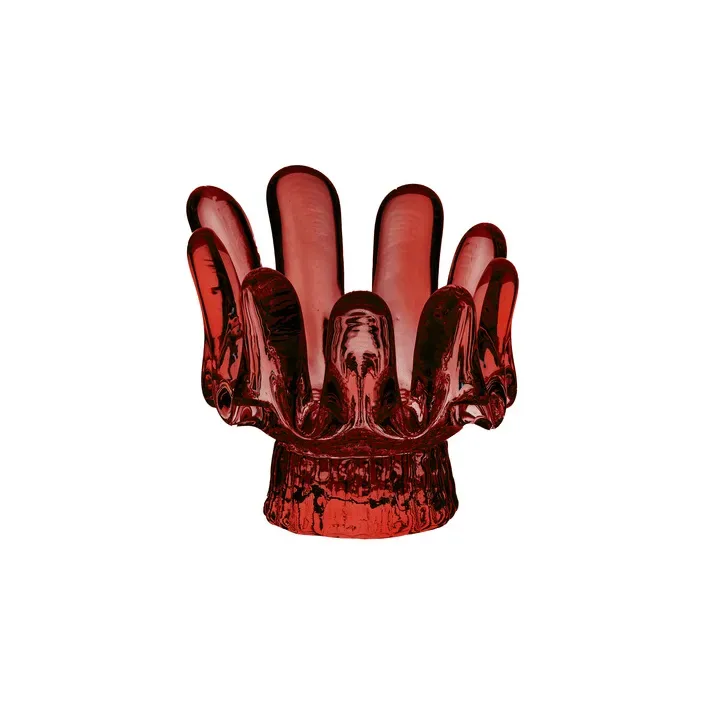 Sonnenblume Windlicht 9,2 cm Rot by Kosta Boda – product photo