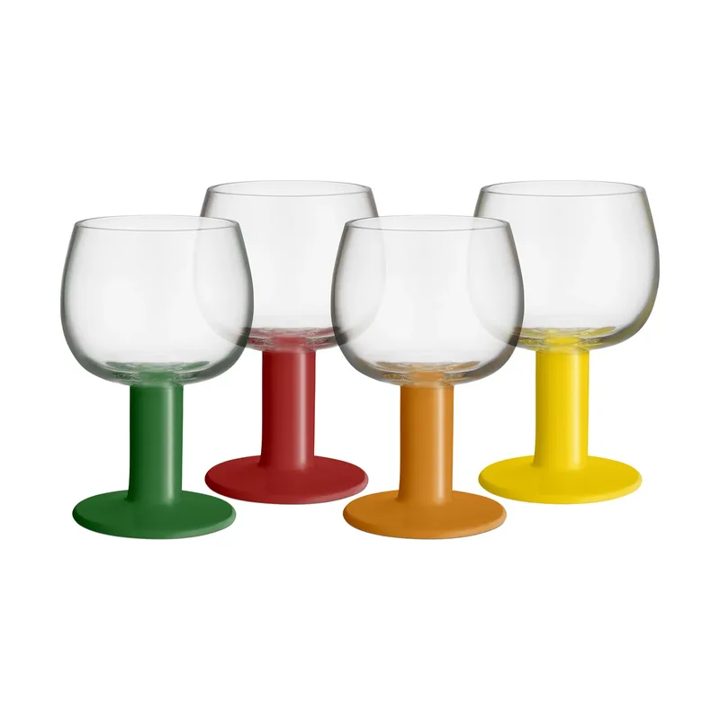 Vaters Glas Gemischte Farben, 40 cl, 4er-Pack by Kosta Boda – product photo