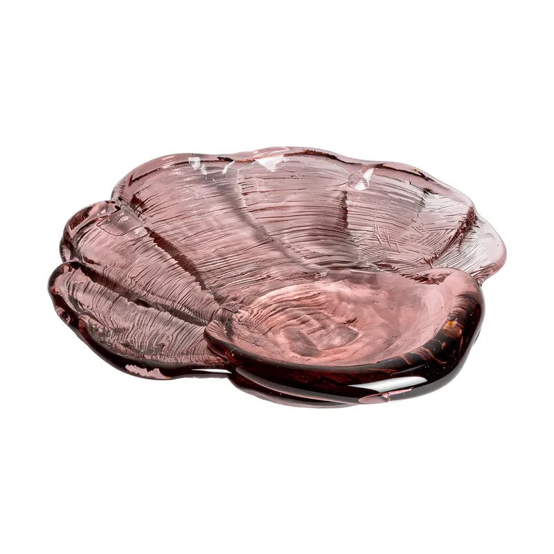 Venusmuschel Art Glasschale 30 x 33cm Rosa van Kosta Boda – productfoto