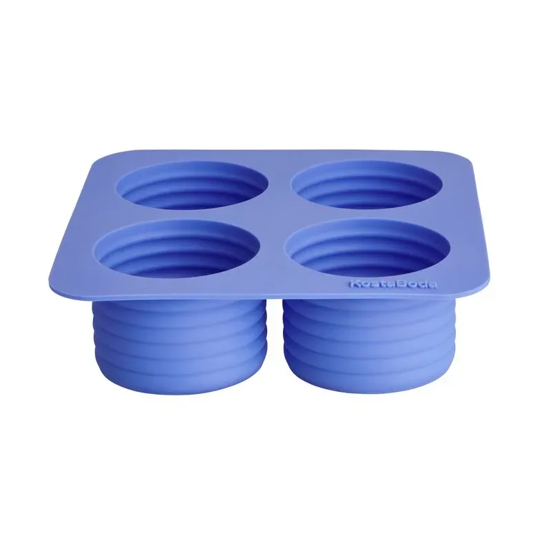 Viva Eiswürfelform 4 Fächer 13 cl Meeresblau by Kosta Boda – product photo
