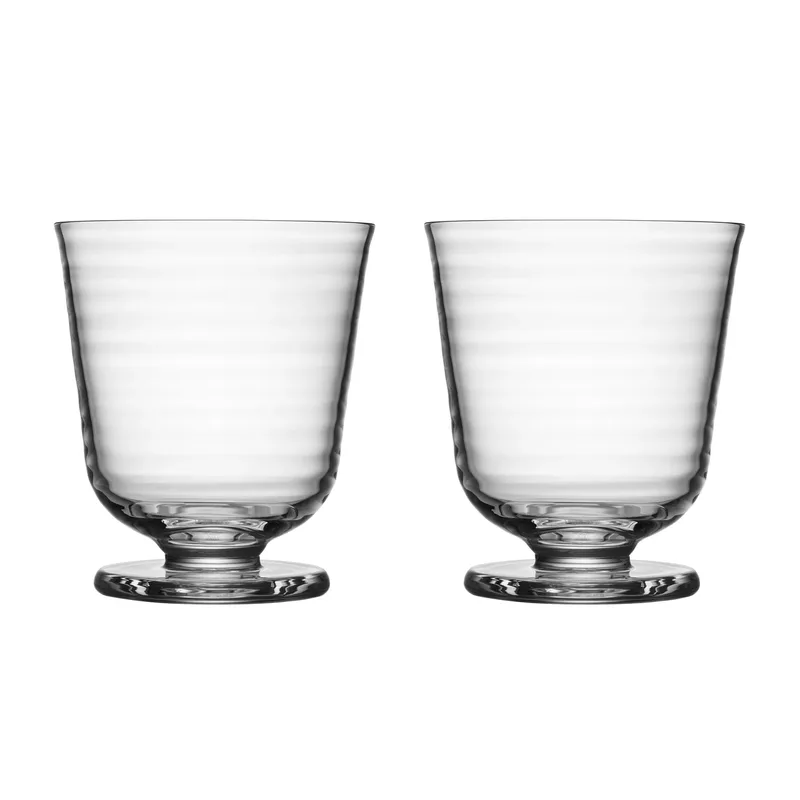 Viva Glas auf Fuß 20cl 2er Pack Klar by Kosta Boda – product photo
