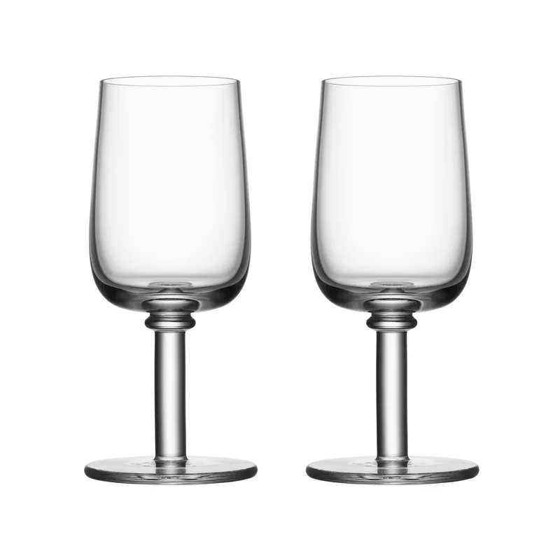 Viva Glas auf Fuß 25cl 2er Pack Klar de Kosta Boda – photo du produit