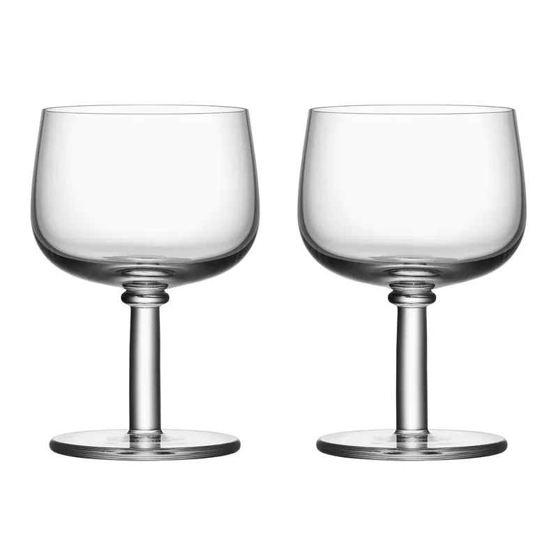 Viva Glas auf Fuß 35cl 2er Pack Klar by Kosta Boda – product photo