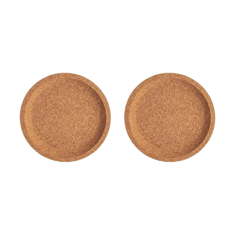 Viva Korkuntersetzer Ø10,9 cm 2er-Pack Braun by Kosta Boda – product photo