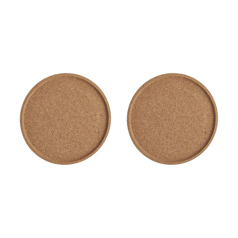 Viva Korkuntersetzer Ø16,8 cm 2er-Pack Braun by Kosta Boda – product photo