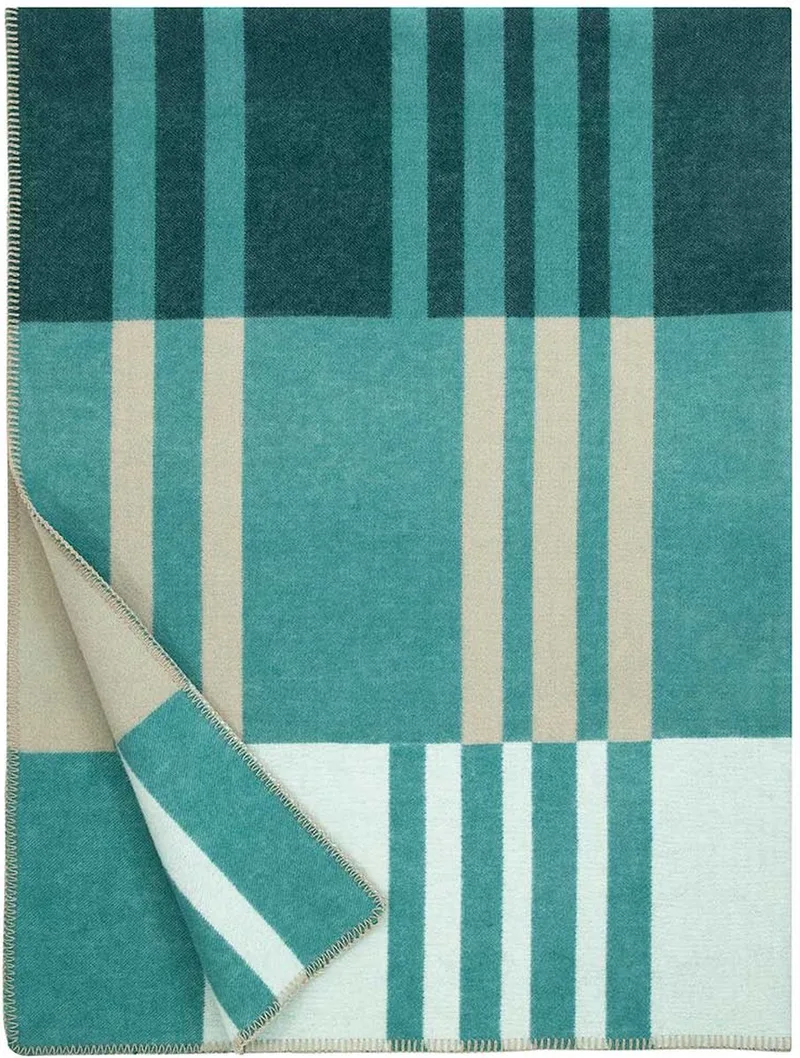 TOFFEE plaid 130x180cm groen/mint by Lapuan Kankurit in Groen – product photo