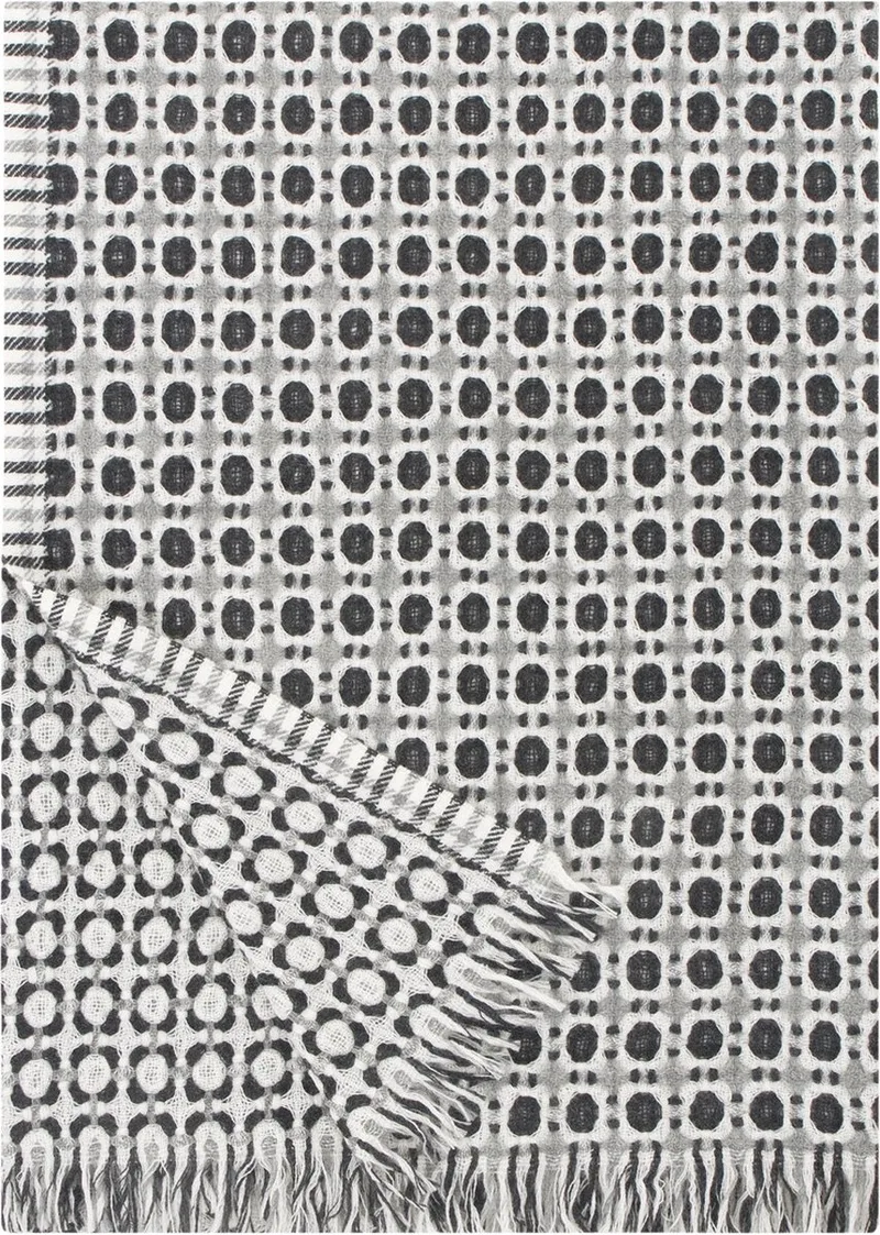 Wollen Plaid - CORONA (130x170cm) - Plaids.shop® van Lapuan Kankurit in Zwart – productfoto