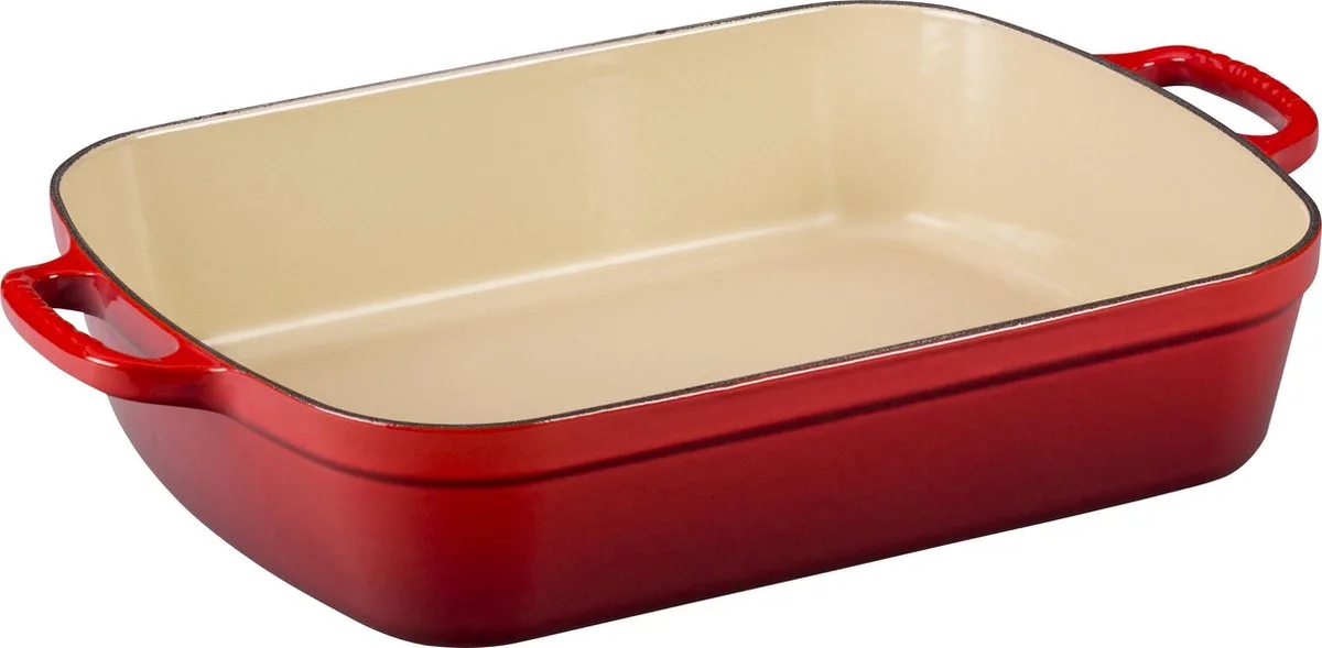 Braadslede Signature Kersenrood - 37 x 29 cm / 6.6 Liter de Le Creuset en Rouge – photo du produit