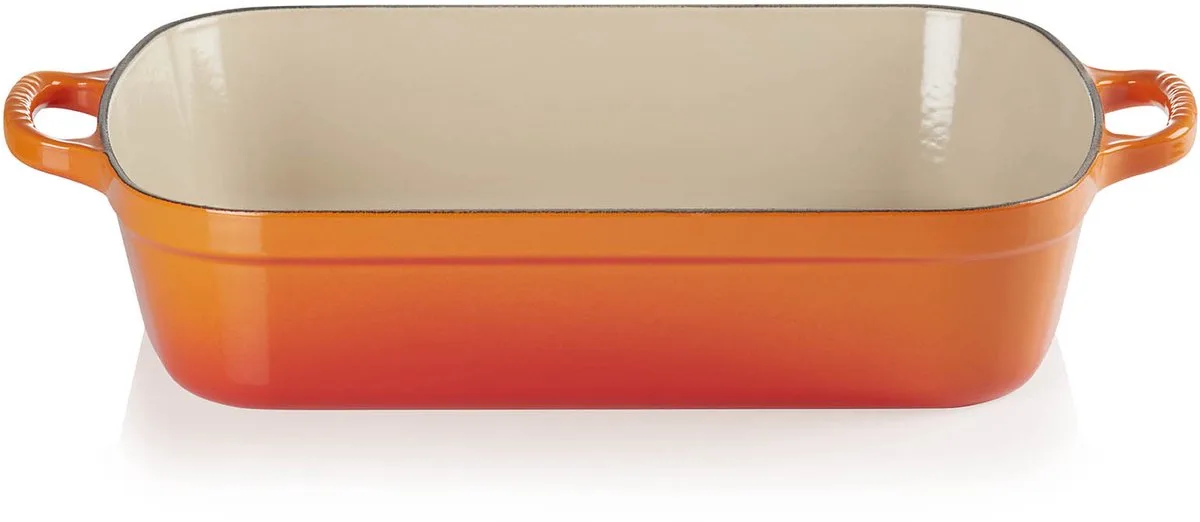 Braadslede Signature Oranjerood - 37 x 29 cm / 6.6 Liter de Le Creuset en Orange – photo du produit