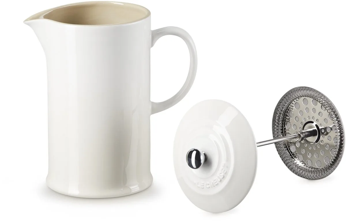 Cafetiere - Meringue - 1 liter von Le Creuset in Creme – Produktfoto