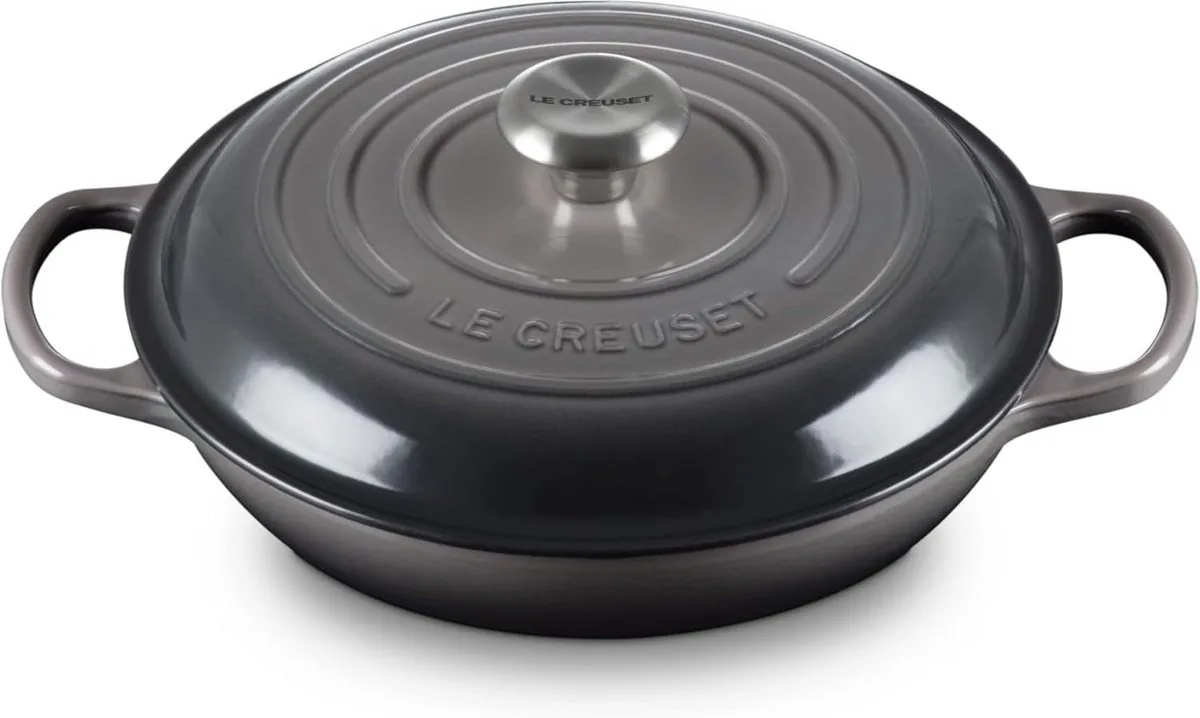 Campagnard - 26 cm - 2,2 L - Inductie von Le Creuset in Flint – Produktfoto