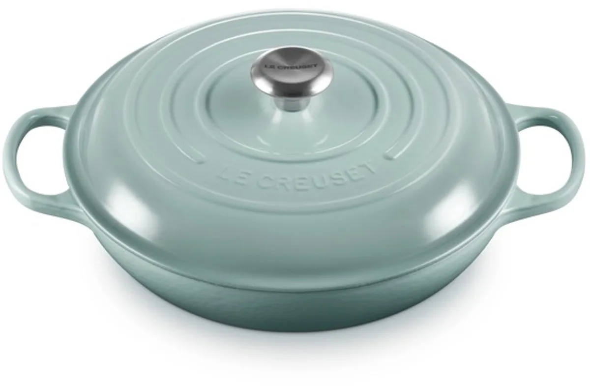 Campagnard - 30 cm - 3,5 L - Inductie von Le Creuset in Sea Salt – Produktfoto
