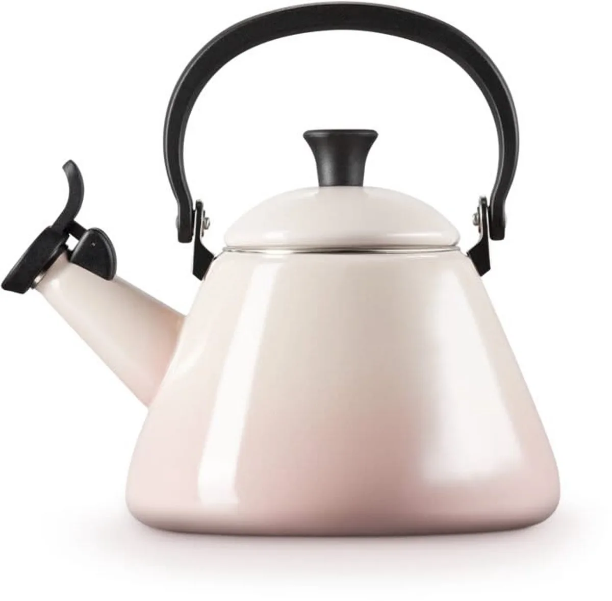 Fluitketel Kone - 1.6 liter - inductie geschikt från Le Creuset i Shell Pink – produktbild