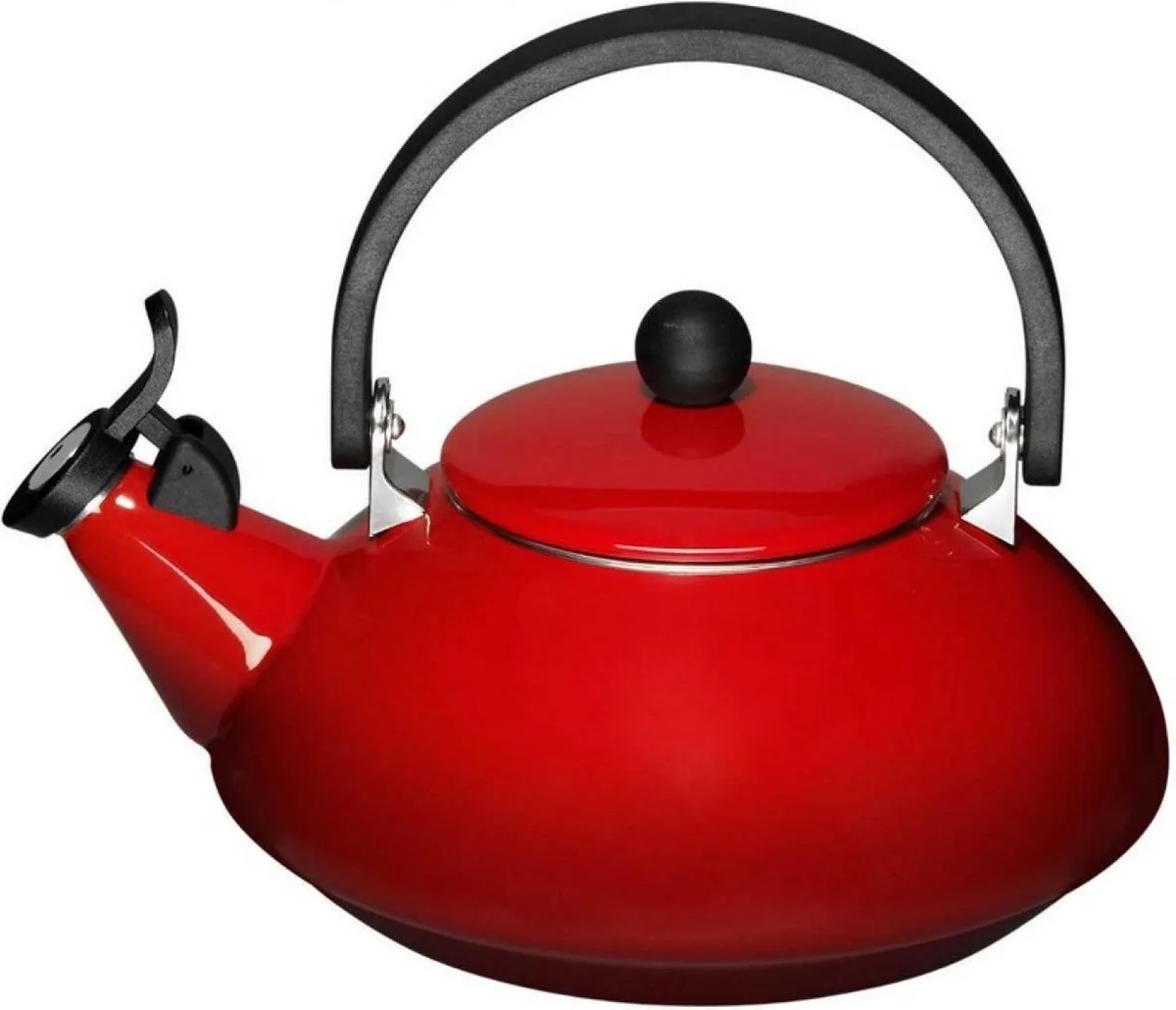 fluitketel Zen - kersenrood von Le Creuset in Rot – Produktfoto