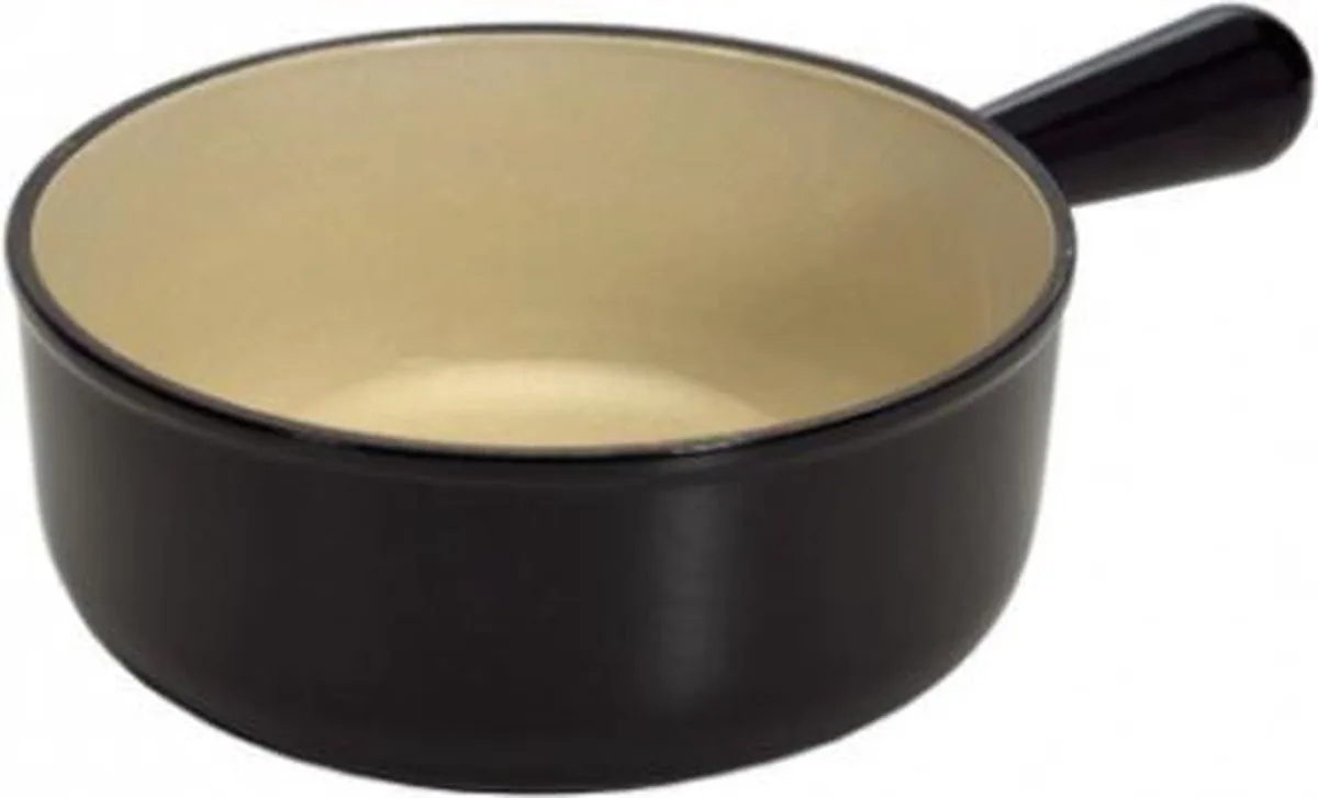 Fonduepan Tradition - ø 20 cm / 1.9 liter de Le Creuset en Mat Zwart – photo du produit