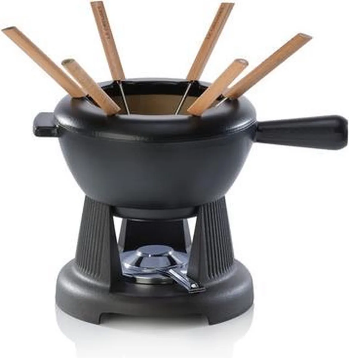 Fondueset Mat 20cm 2,00l de Le Creuset en Noir – photo du produit
