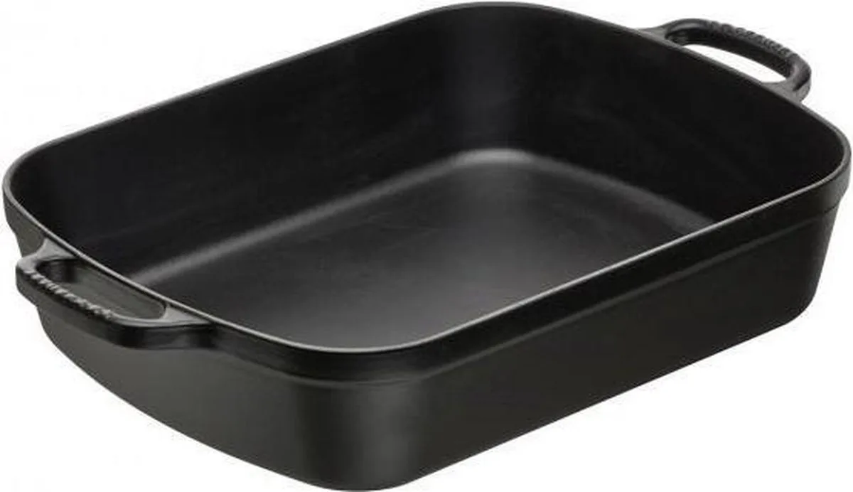 Gietijzeren Braadslede 40 x 30 cm von Le Creuset in Mat Zwart – Produktfoto