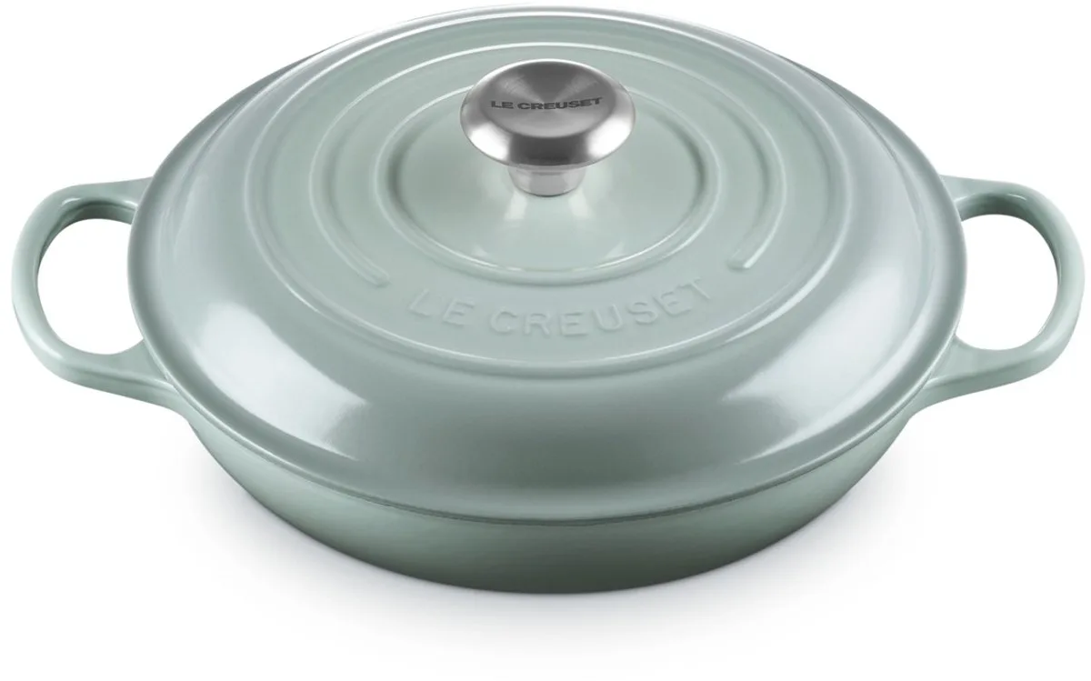 gietijzeren campagnard 26 cm / 2.2 liter von Le Creuset in Sea Salt – Produktfoto