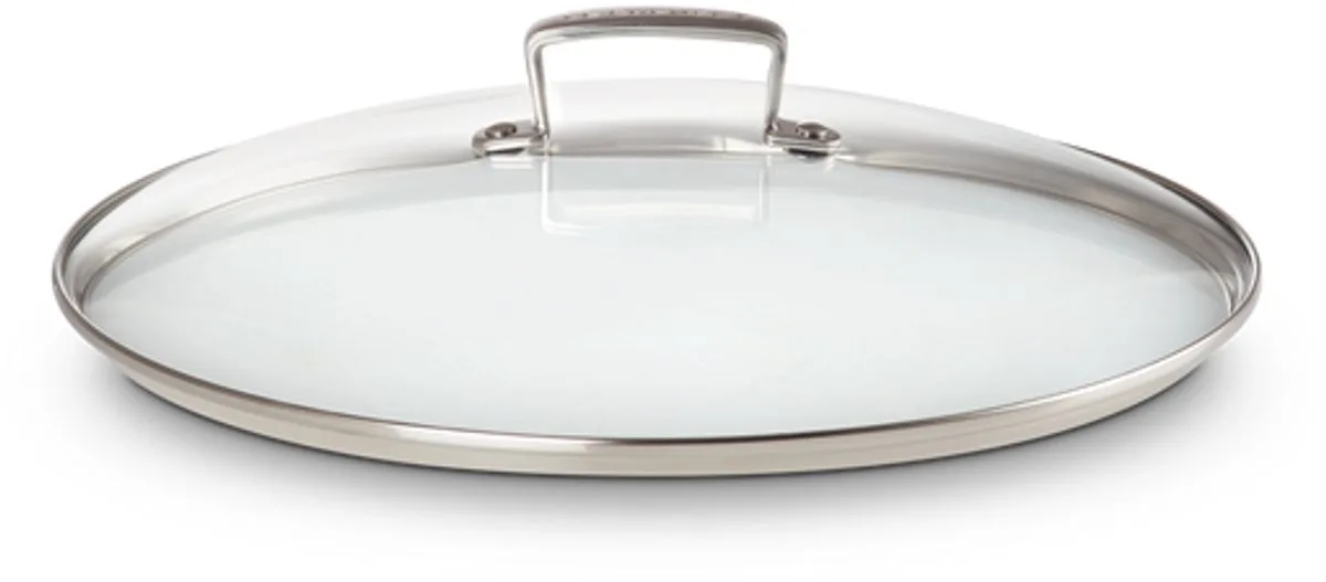 Glazen deksel - 32 cm - Voor gietijzer en anti-aanbak från Le Creuset i Glas, Rvs – produktbild