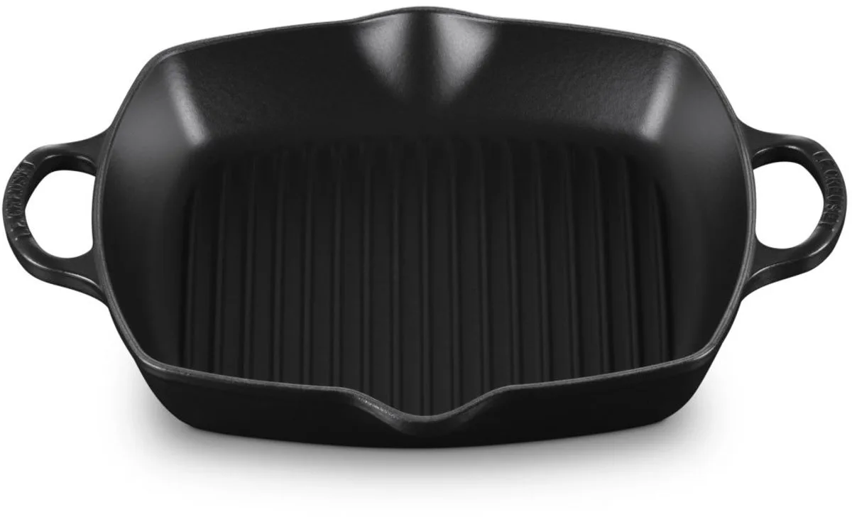 Grillplaat Signature Mat Hoog 30 x 30 cm de Le Creuset en Noir – photo du produit