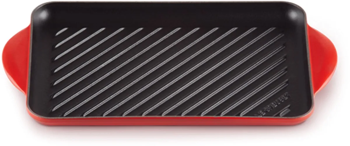 Grillplaat Tradition - 32 x 22cm de Le Creuset en Kersenrood – photo du produit