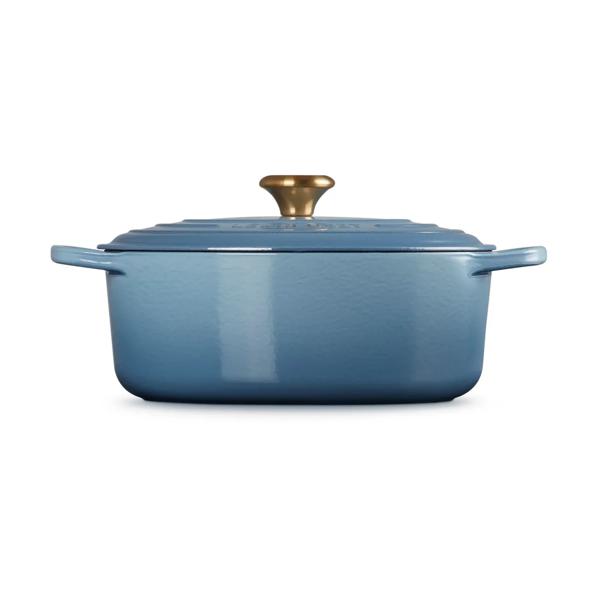 Le Creuset Signature Bräter oval 4,1 l Chambray de Le Creuset – photo du produit