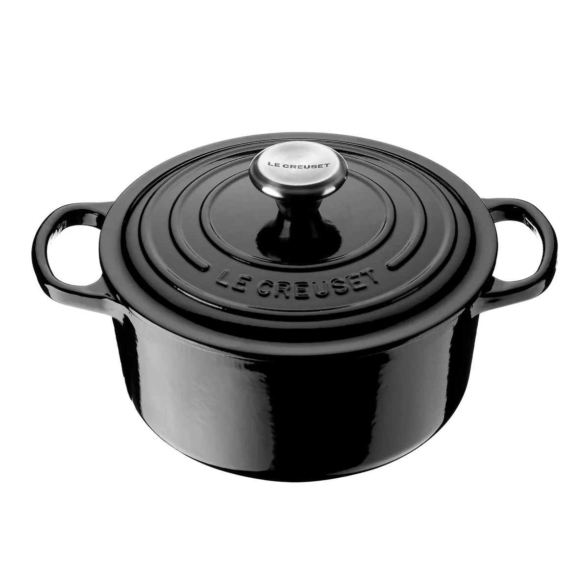 Le Creuset Signature Bräter rund 4,2 l Schwarz de Le Creuset – photo du produit