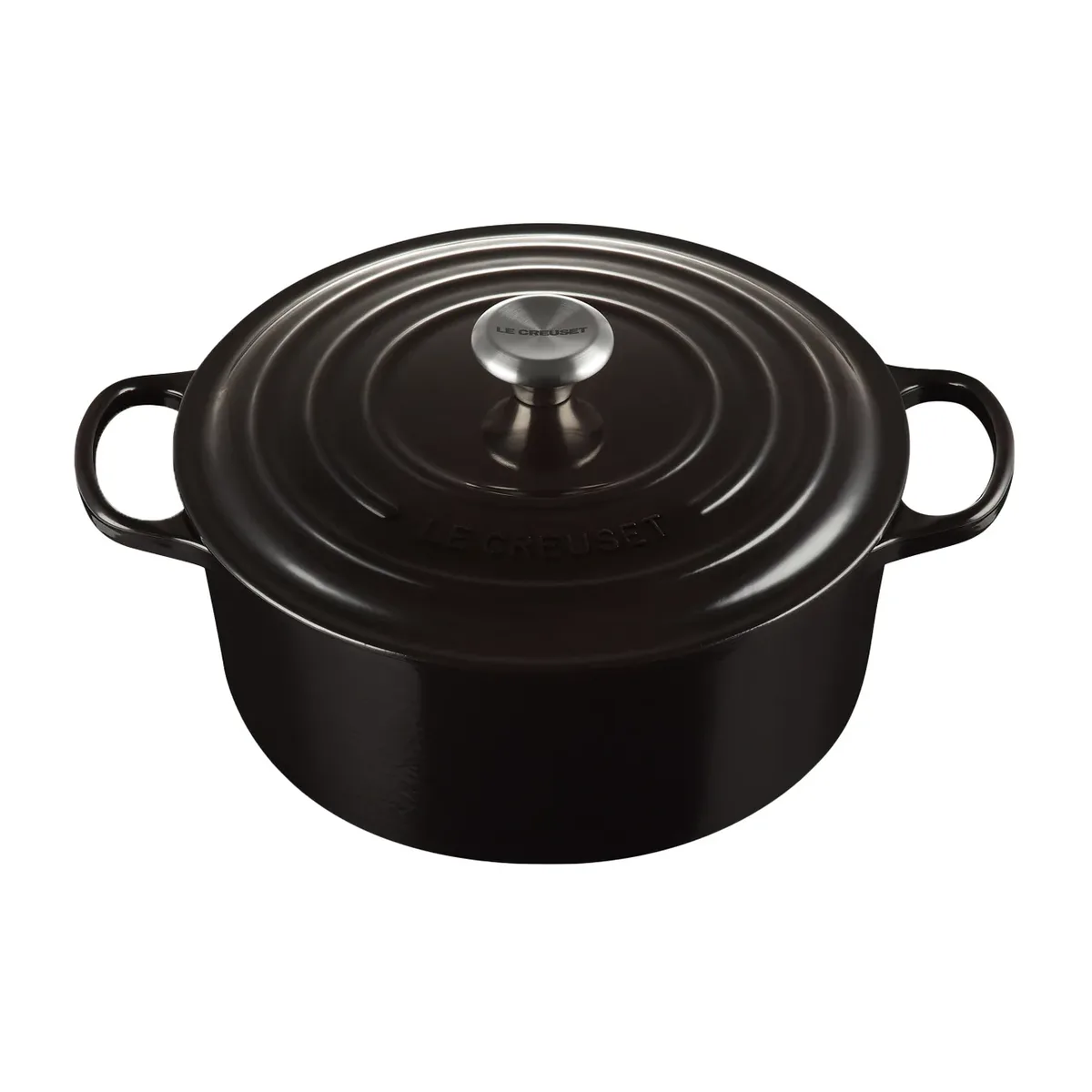 Le Creuset Signature runder Topf 6,7 l Black de Le Creuset – photo du produit