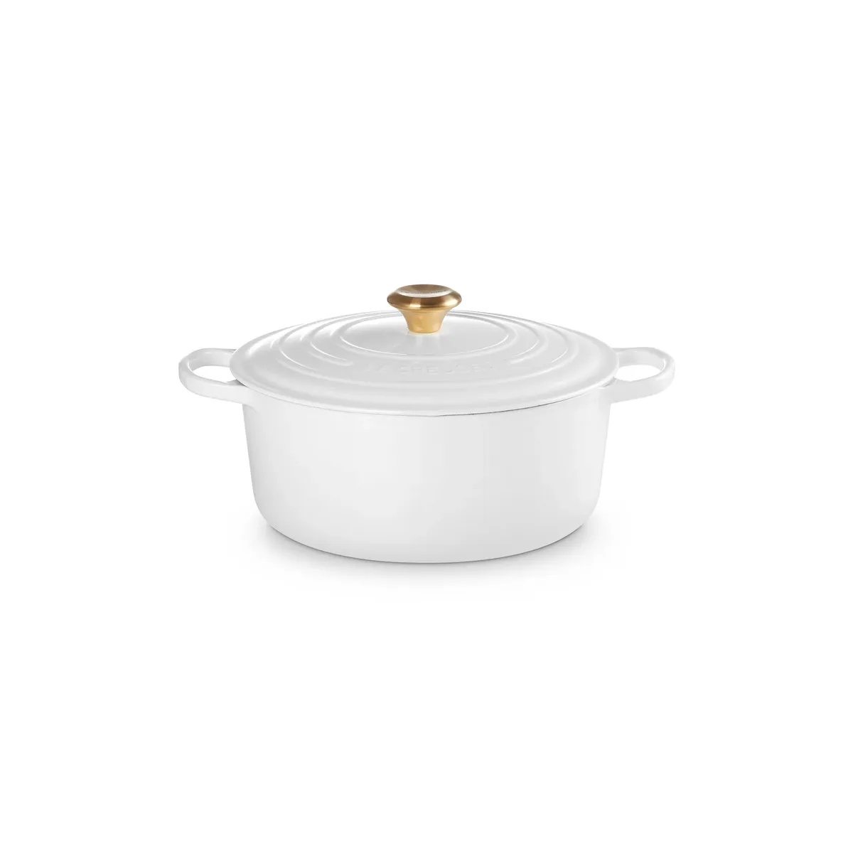 Le Creuset Signature runder Topf 6,7 l Weiß by Le Creuset – product photo