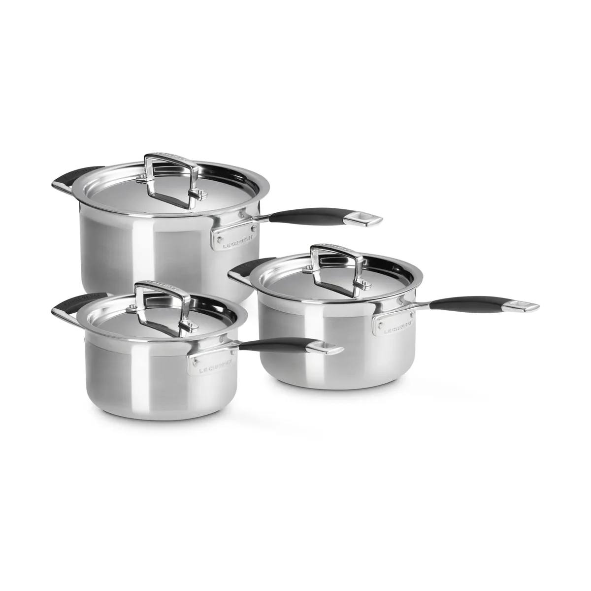 Le Creuset Topfset Edelstahl, 3-teilig von Le Creuset – Produktfoto