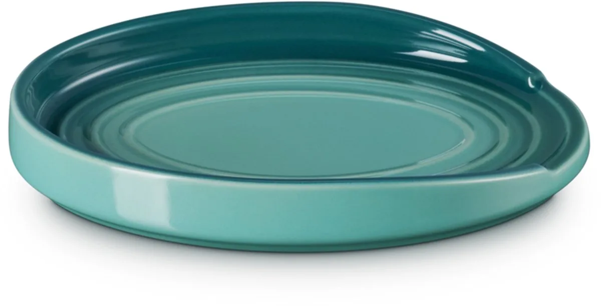 Lepelhouder - Ovaal - Bleu Riviere von Le Creuset in Blue Riviere – Produktfoto