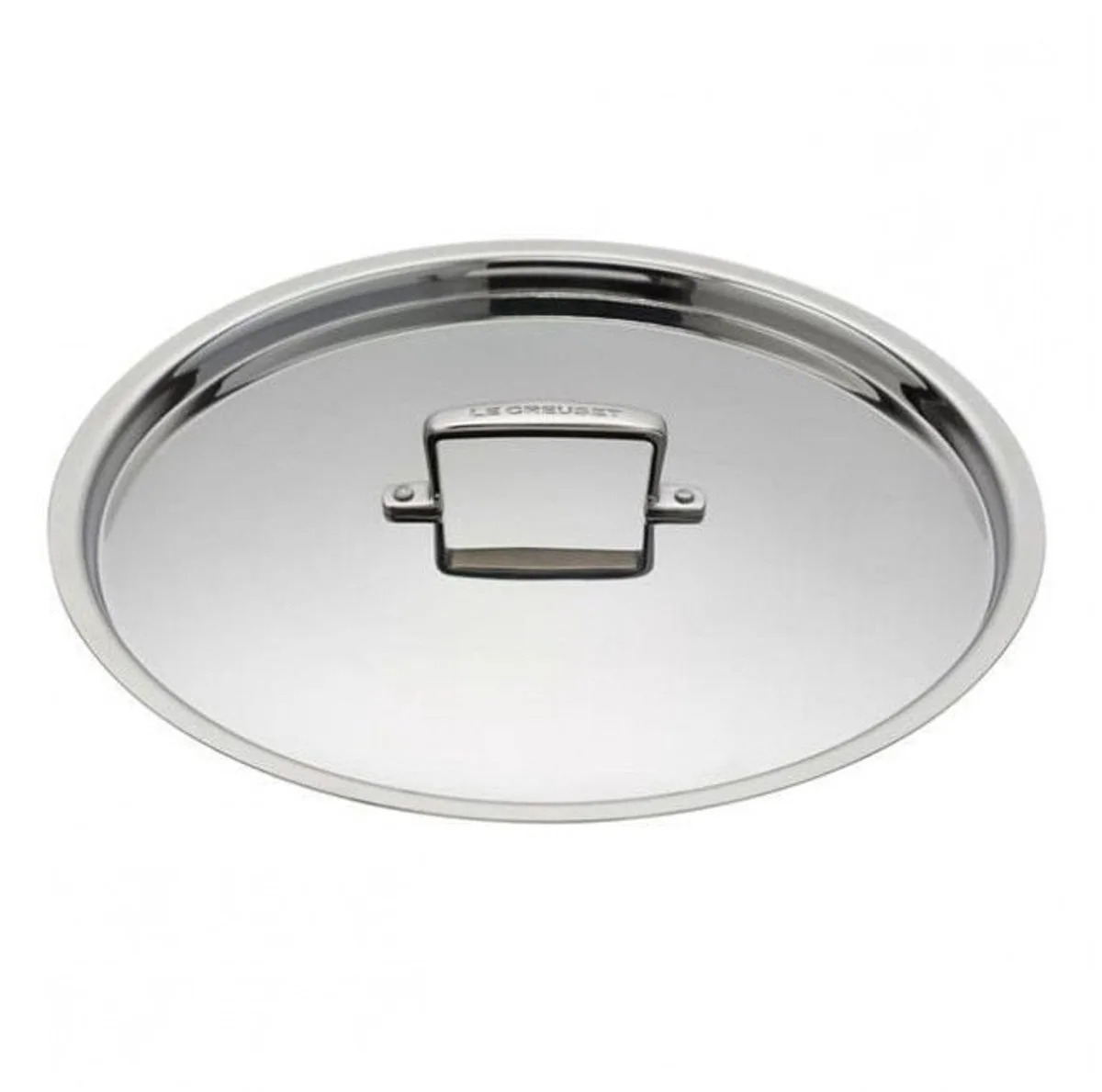 Magnetik deksel voor koekenpan ø 30 cm rvs van Le Creuset in Zilver – productfoto
