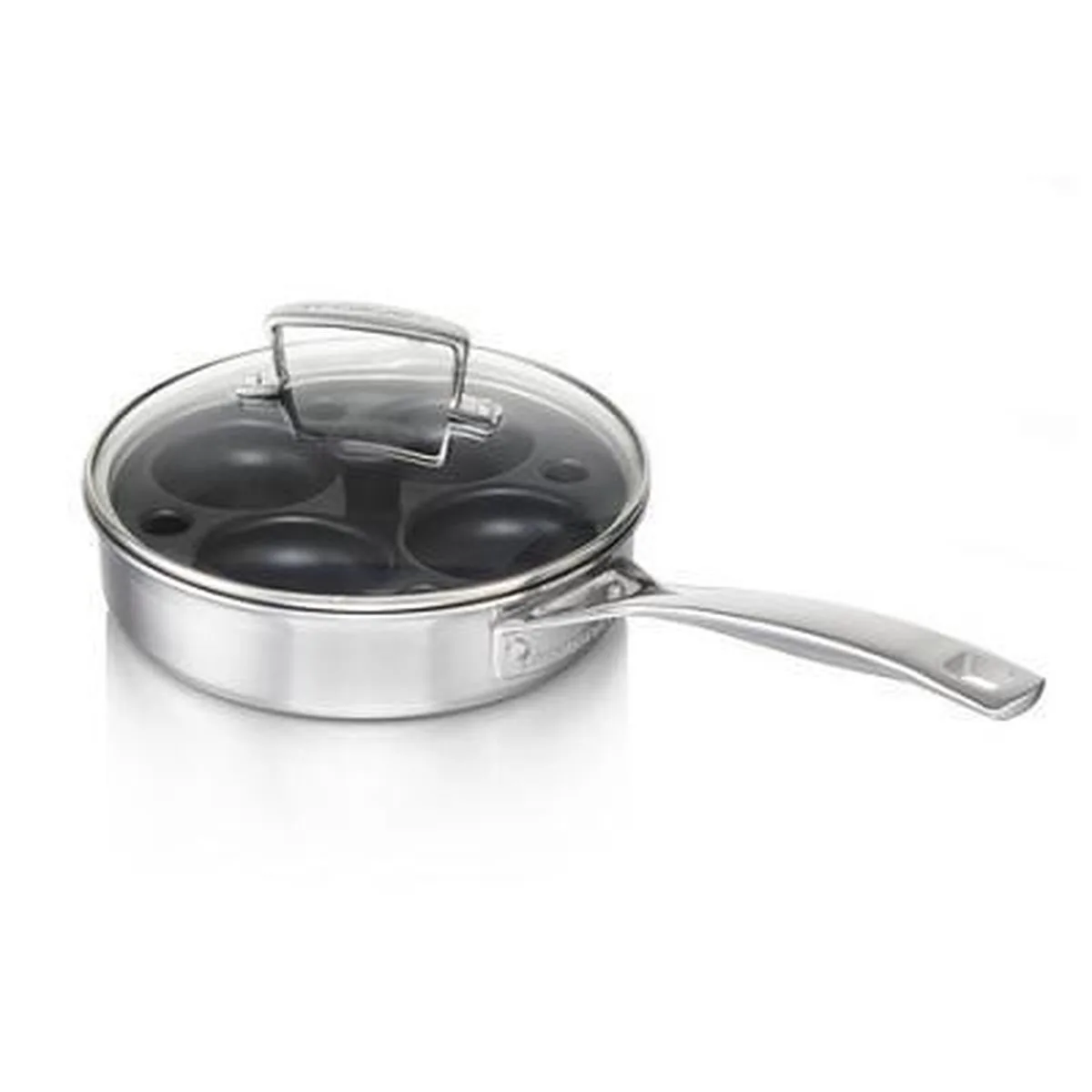 Magnetik - Pocheerpan 20cm 1,50l van Le Creuset in Rvs – productfoto