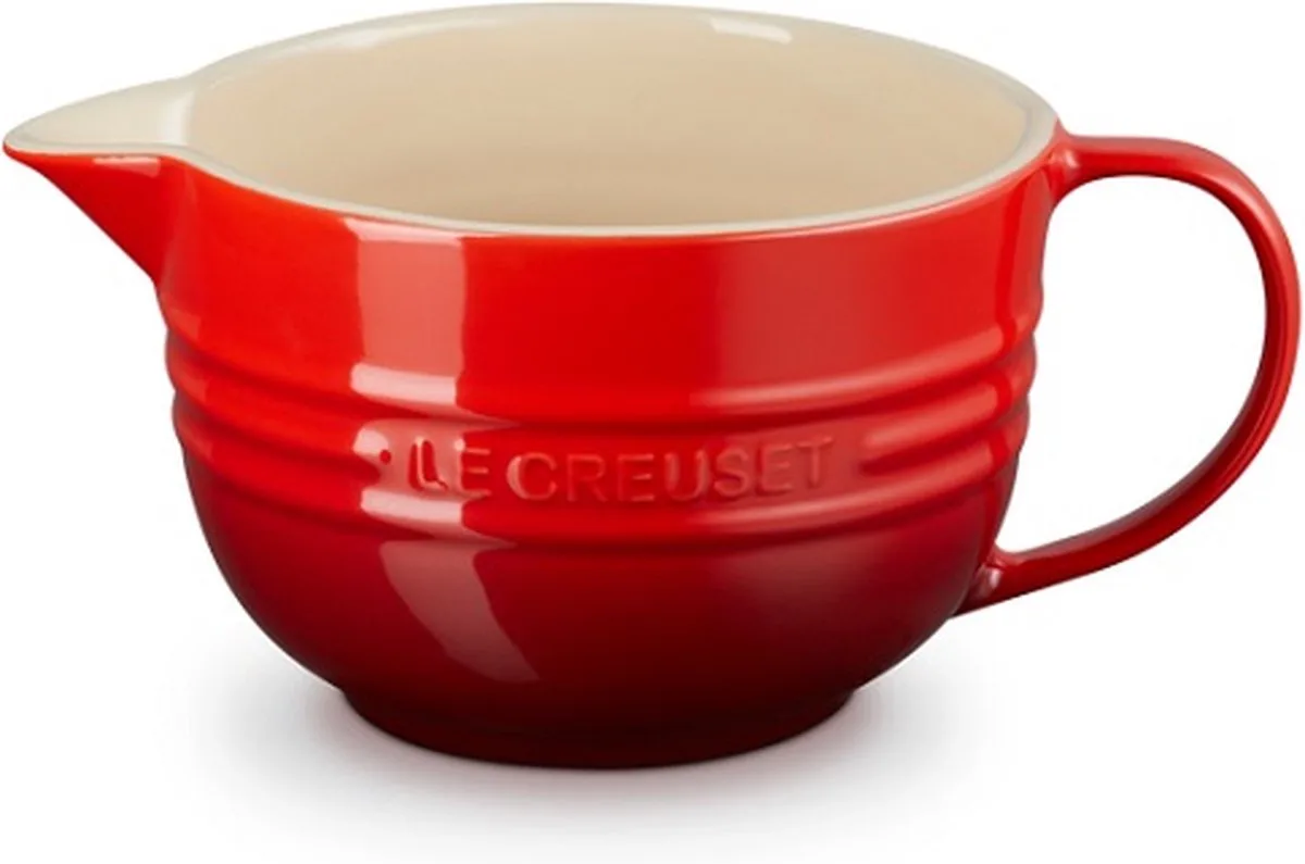 Mengkom 2,0 Liter - Aardewerk van Le Creuset in Kersenrood – productfoto
