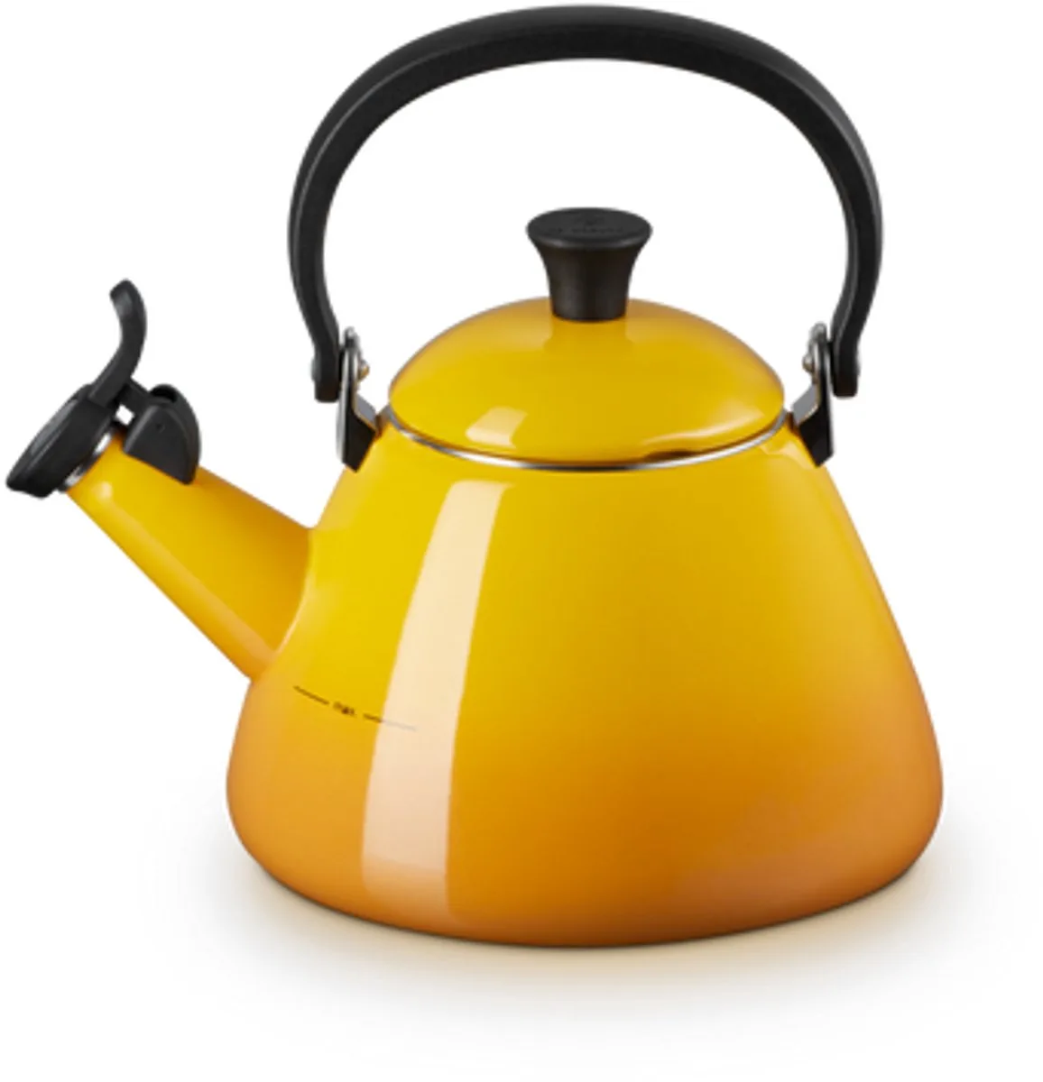 Merkloos Waterketel met Fluitje - 1.6L - Kleur van Le Creuset in Nectar – productfoto