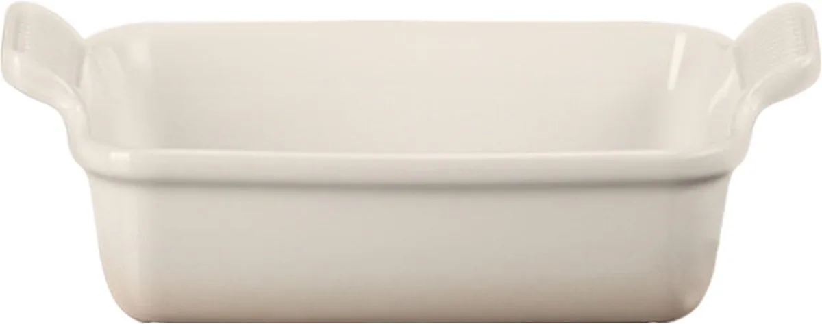 Ovenschaal 19 cm - 1,1 L - Aardewerk - Rechthoek fra Le Creuset i Meringue – produktbillede