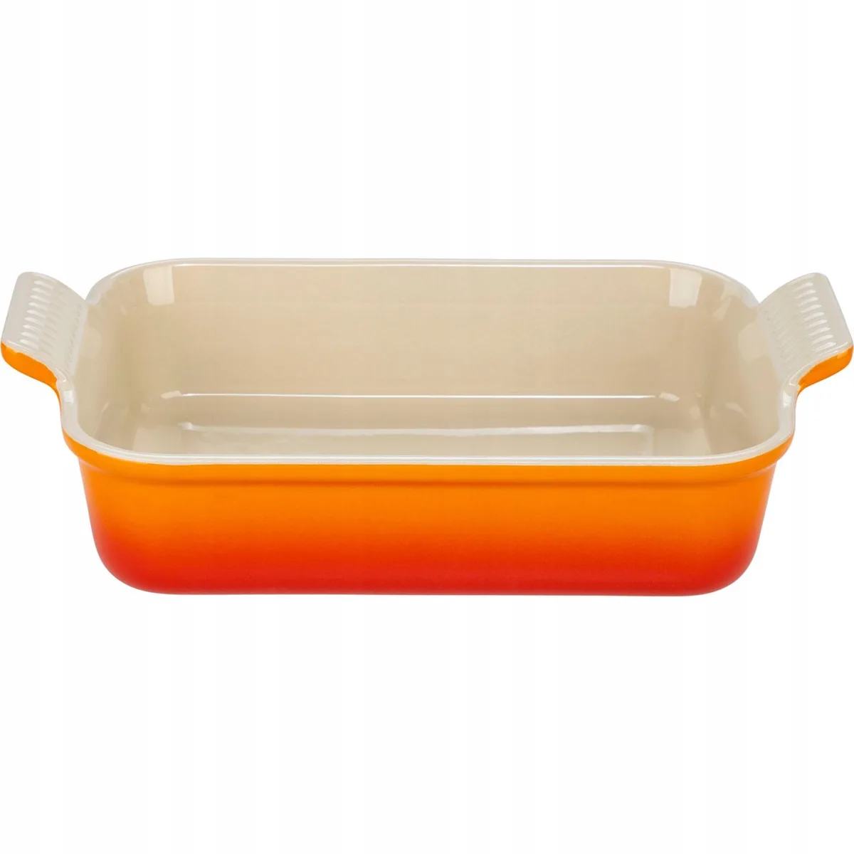 Ovenschaal 26 cm - 2,4 L - Aardewerk - Oranjerood - Rechthoek de Le Creuset en Rouge – photo du produit