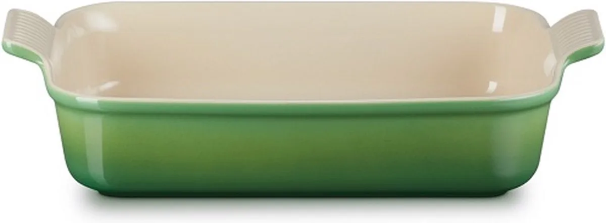 Ovenschaal 26 cm - 2,4 L - Aardewerk - Rechthoek von Le Creuset in Bamboo – Produktfoto