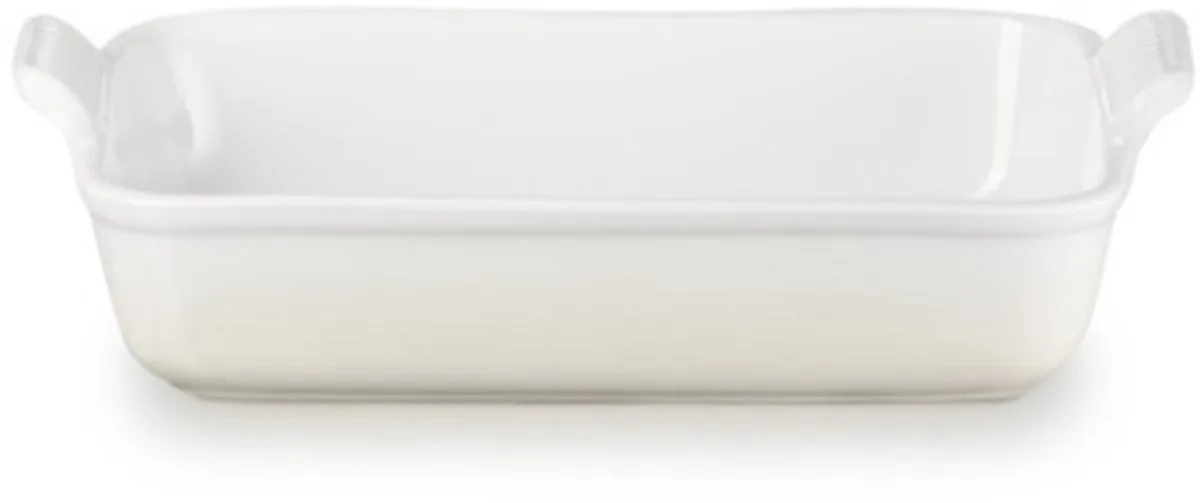 Ovenschaal 32 cm - 4,0 L - Aardewerk - Rechthoek von Le Creuset in Meringue – Produktfoto