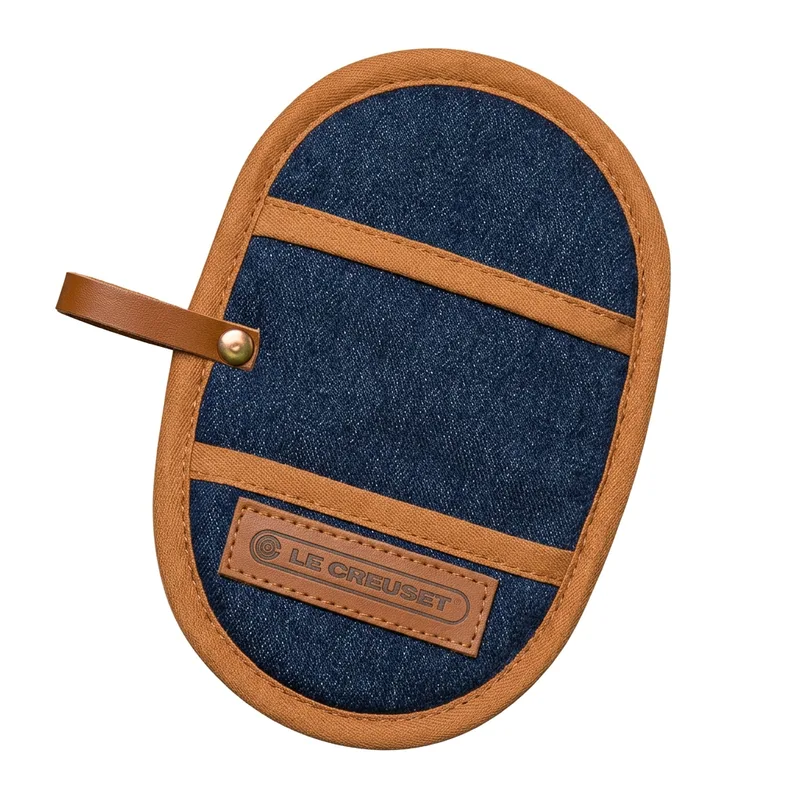 pothouder set - denim blauw, 2 stuks, 30 x 12,5 cm von Le Creuset – Produktfoto