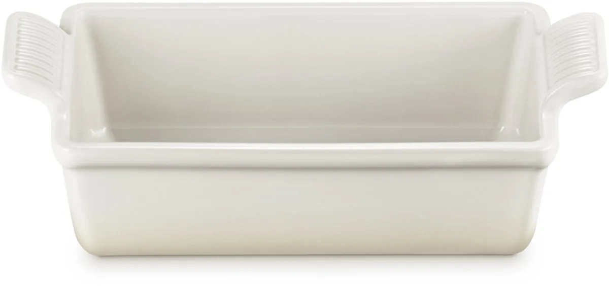 Rechthoekige Bakvorm 23cm/1,4 Liter In Aardewerk Meringue de Le Creuset en Crème – photo du produit
