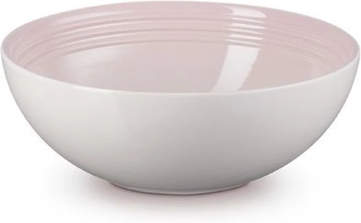 Saladeschaal - Shell Pink - ø 24 cm / 2.2 liter von Le Creuset in Rosa – Produktfoto
