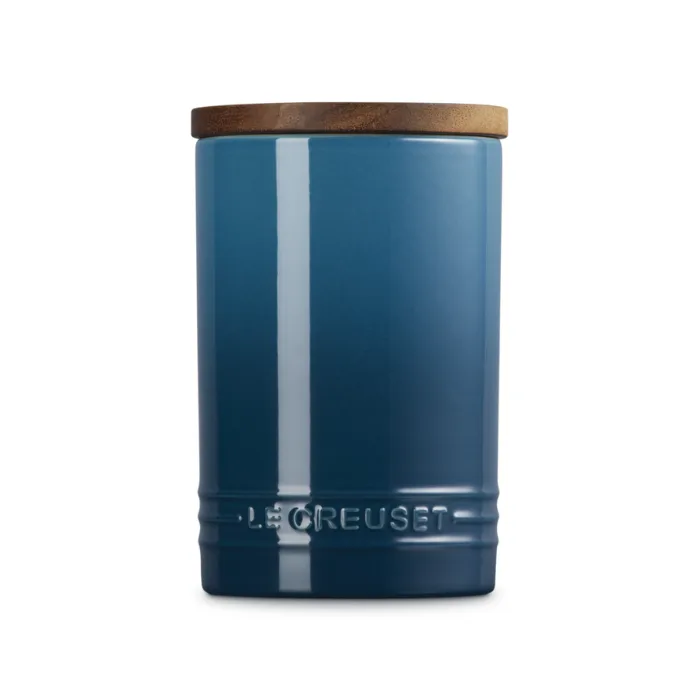 Signature - Voorraadpot 0,77l met houten deksel Deep Teal von Le Creuset – Produktfoto