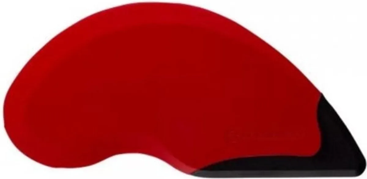 Silicone keukenaccesoire pannenschraper 19.1cm van Le Creuset in Rood, Zwart – productfoto